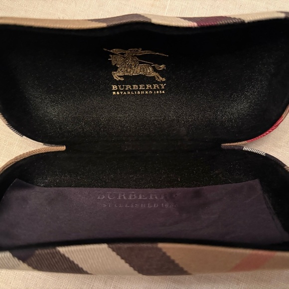 Burberry Black and Gold Eyeglass Case - Picture 1 of 6